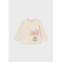 Camiseta aplique bebé niña...