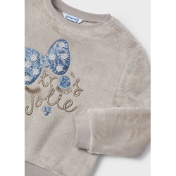 Sudadera pelo niña mayoral