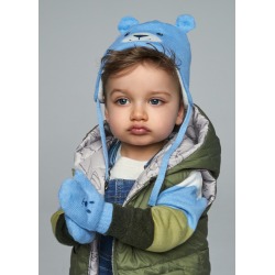 Conjunto gorro y manoplas...