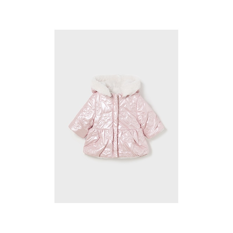 Chaquetón reversible bebe niña mayoral