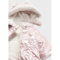 Chaquetón reversible bebe niña mayoral