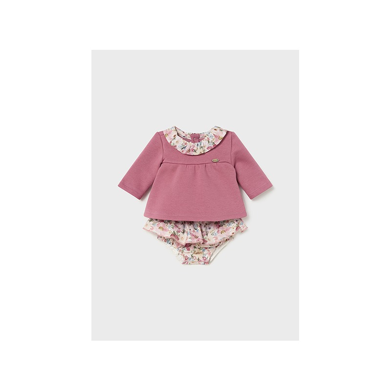 Conjunto ranita y sudadera bebe niña mayoral