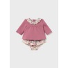 Conjunto ranita y sudadera bebe niña mayoral