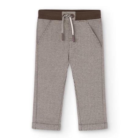 Pantalón punto espiga niño Boboli
