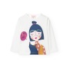 Camiseta algodón básica niña Boboli