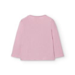 Camiseta algodón básica niña Boboli