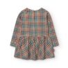 Vestido punto cuadros niña Boboli