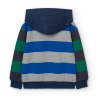 Sudadera capucha rayas niño Boboli