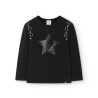 Camiseta estrella y apliques de niña Boboli