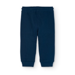 Pantalón felpa con puño niño Boboli