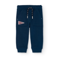 Pantalón felpa con puño...