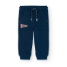 Pantalón felpa con puño niño Boboli