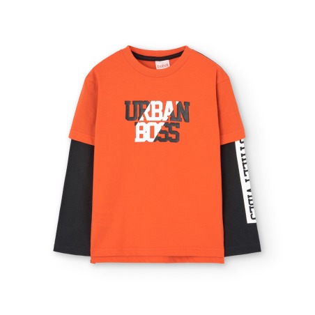 Camiseta doble manga niño Boboli