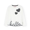 Camiseta detalle corazones niña Boboli
