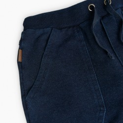 Pantalón felpa denim de niño Boboli