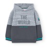 Sudadera de felpa con capucha niño Boboli