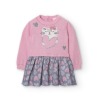 Vestido tricotosa combinado niña Boboli