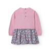 Vestido tricotosa combinado niña Boboli