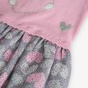 Vestido tricotosa combinado niña Boboli