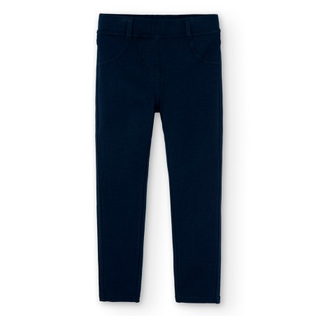 Pantalón felpa elástica de niña Boboli
