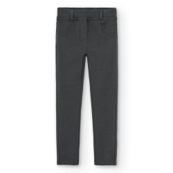 Pantalón felpa elástica de niña Boboli