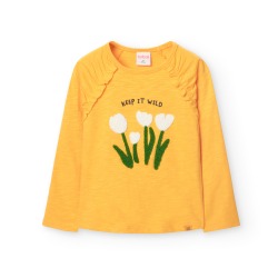 Camiseta detalle flores...