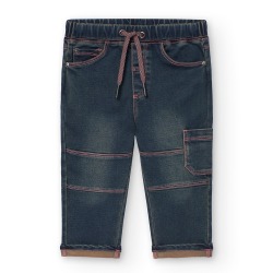 Pantalón denim punto niño...