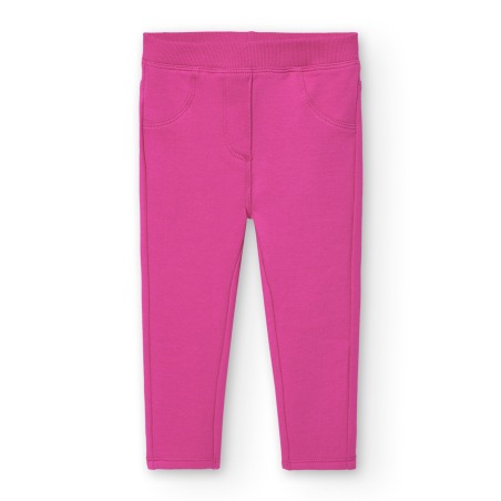 Pantalón de felpa elástico niña boboli
