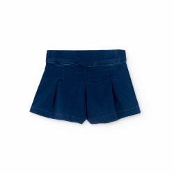 Falda short denim niña Boboli