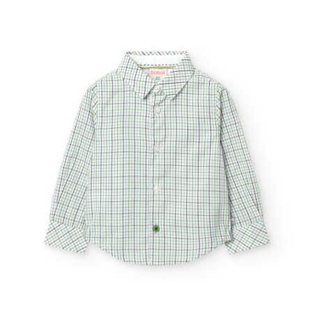Camisa oxford de cuadros niño boboli