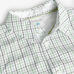 Camisa oxford de cuadros niño boboli