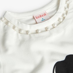 Camiseta de punto serigrafia niña boboli