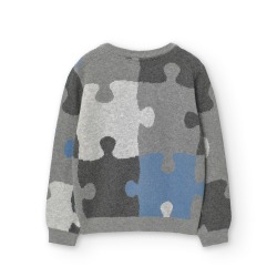 Jersey estampado de puzzle niño boboli