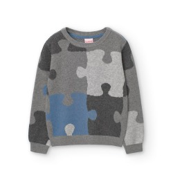 Jersey estampado de puzzle...