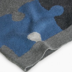 Jersey estampado de puzzle niño boboli