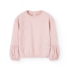 Sudadera de felpa con bordado niña Boboli