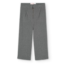 Pantalón punto con espiga...