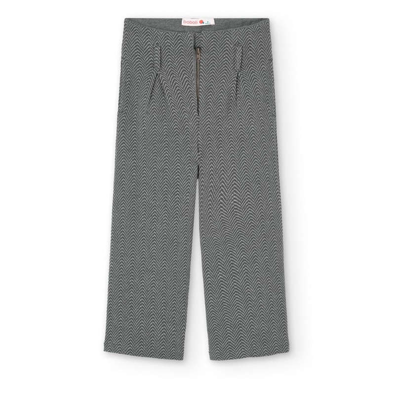 Pantalón punto con espiga niña Boboli