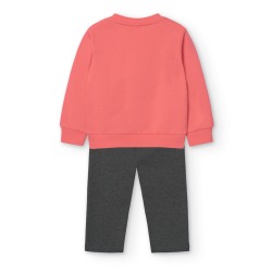 Chandal con sudadera felpa niña Boboli