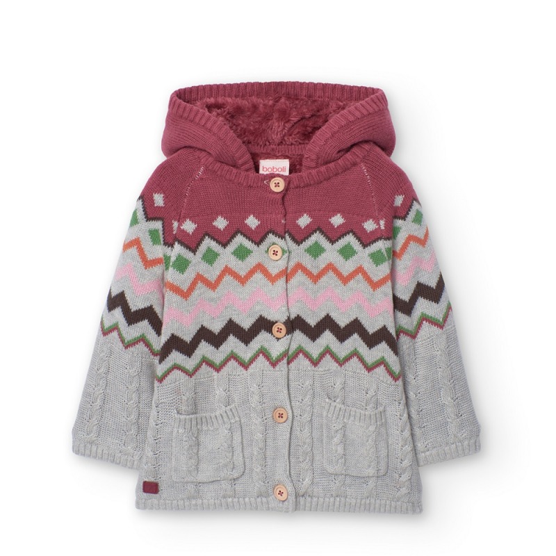 Chaqueta tricotosa niña boboli