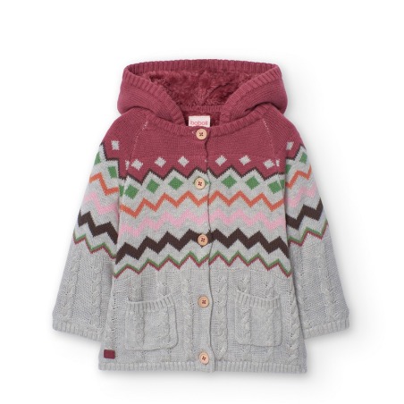 Chaqueta tricotosa niña boboli
