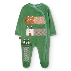 Pelele terciopelo bebe Boboli