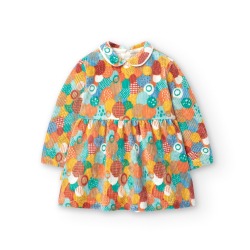 Vestido pana estampado...