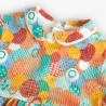 Vestido pana estampado topos bebe niña boboli