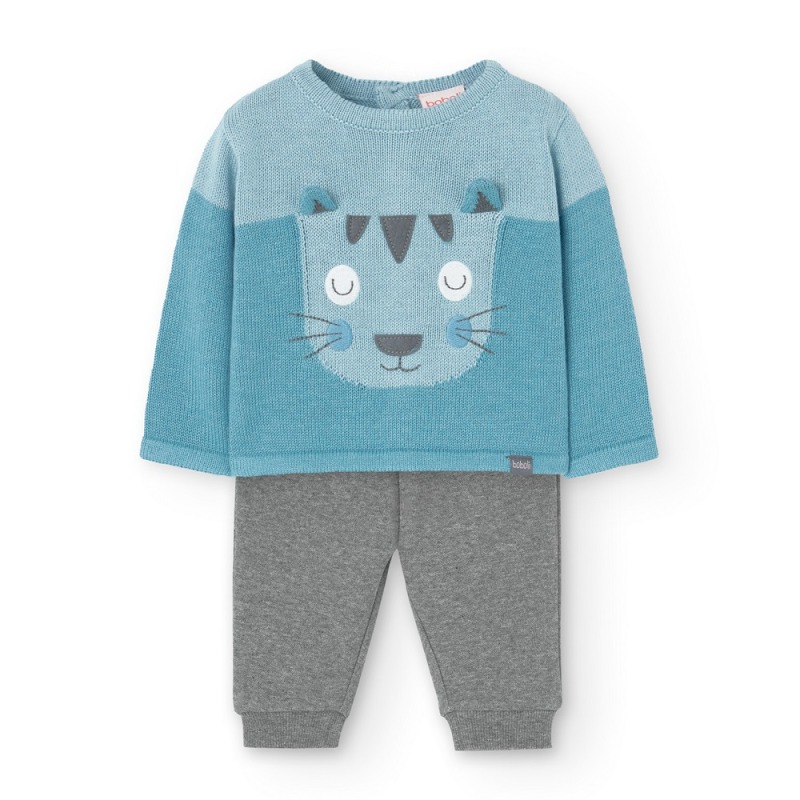 Conjunto jersey y pantalón bebe niño boboli