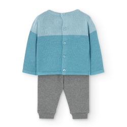 Conjunto jersey y pantalón bebe niño boboli