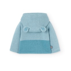 Chaqueta de tricotosa gatito bebé niño boboli