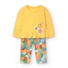 Conjunto sudadera y leggings topos bebé niña boboli