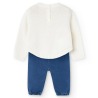 Conjunto jersey y denim bebe niña boboli