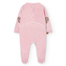 Pelele terciopelo bebe niña boboli